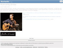 Tablet Screenshot of musikverlag-stroeber.de